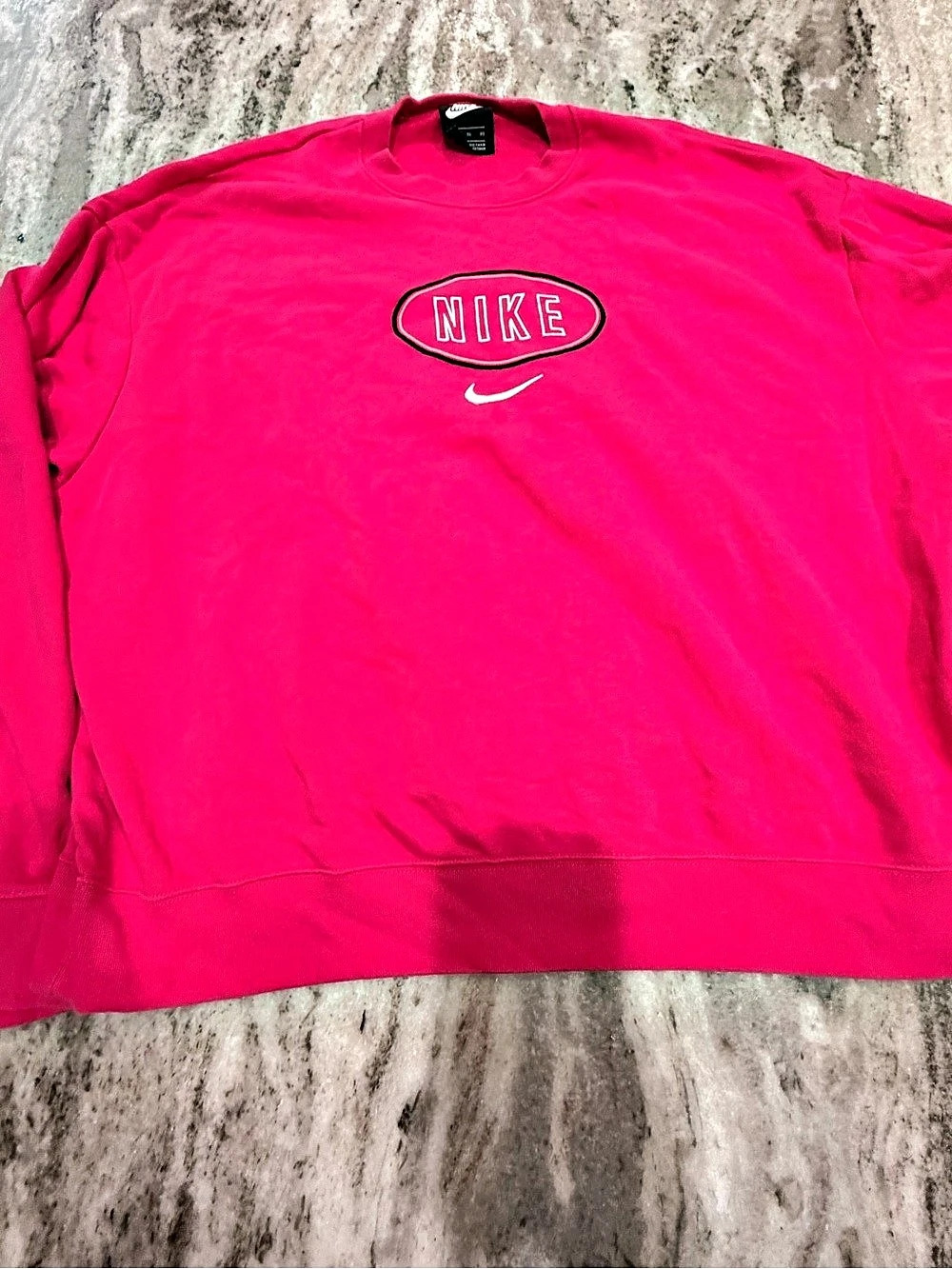 Nike Pink Logo Sweatshirt Size XL